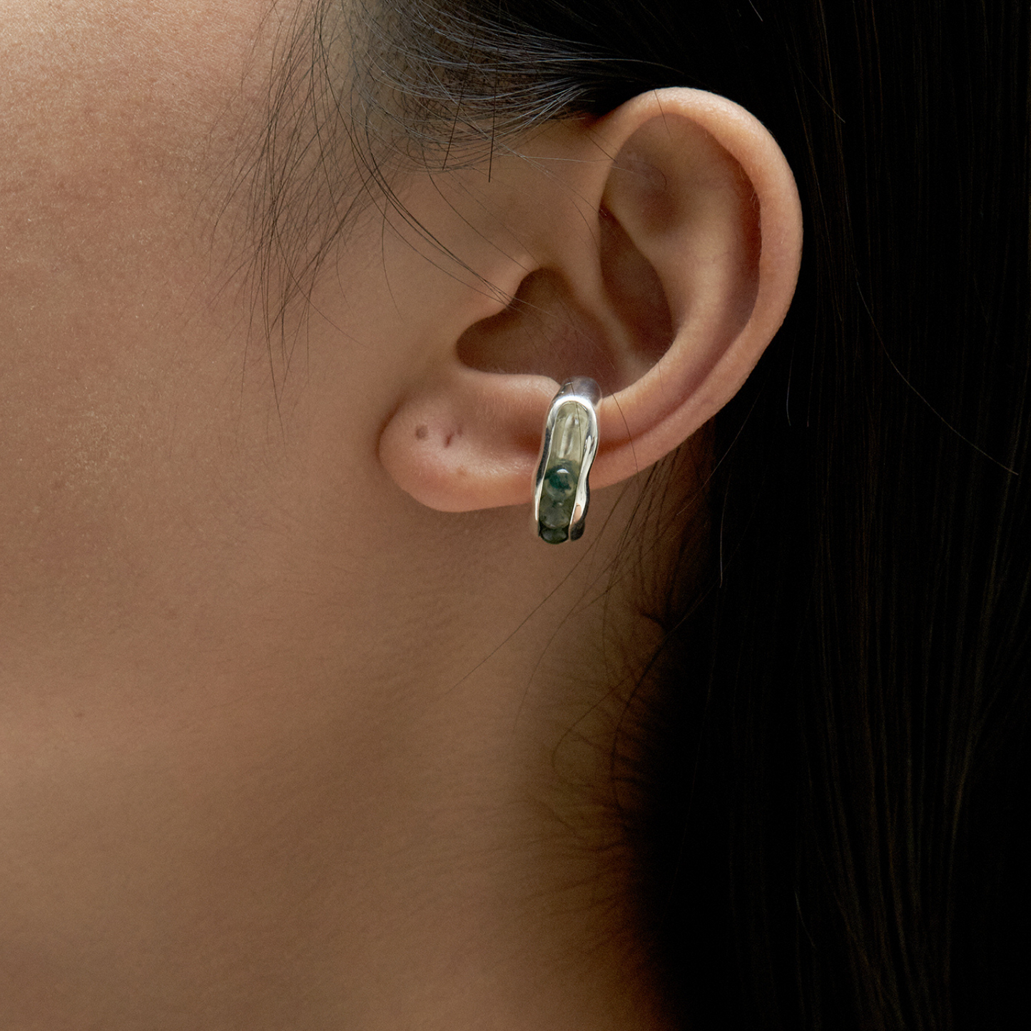 JADE RIVER EAR CUFF