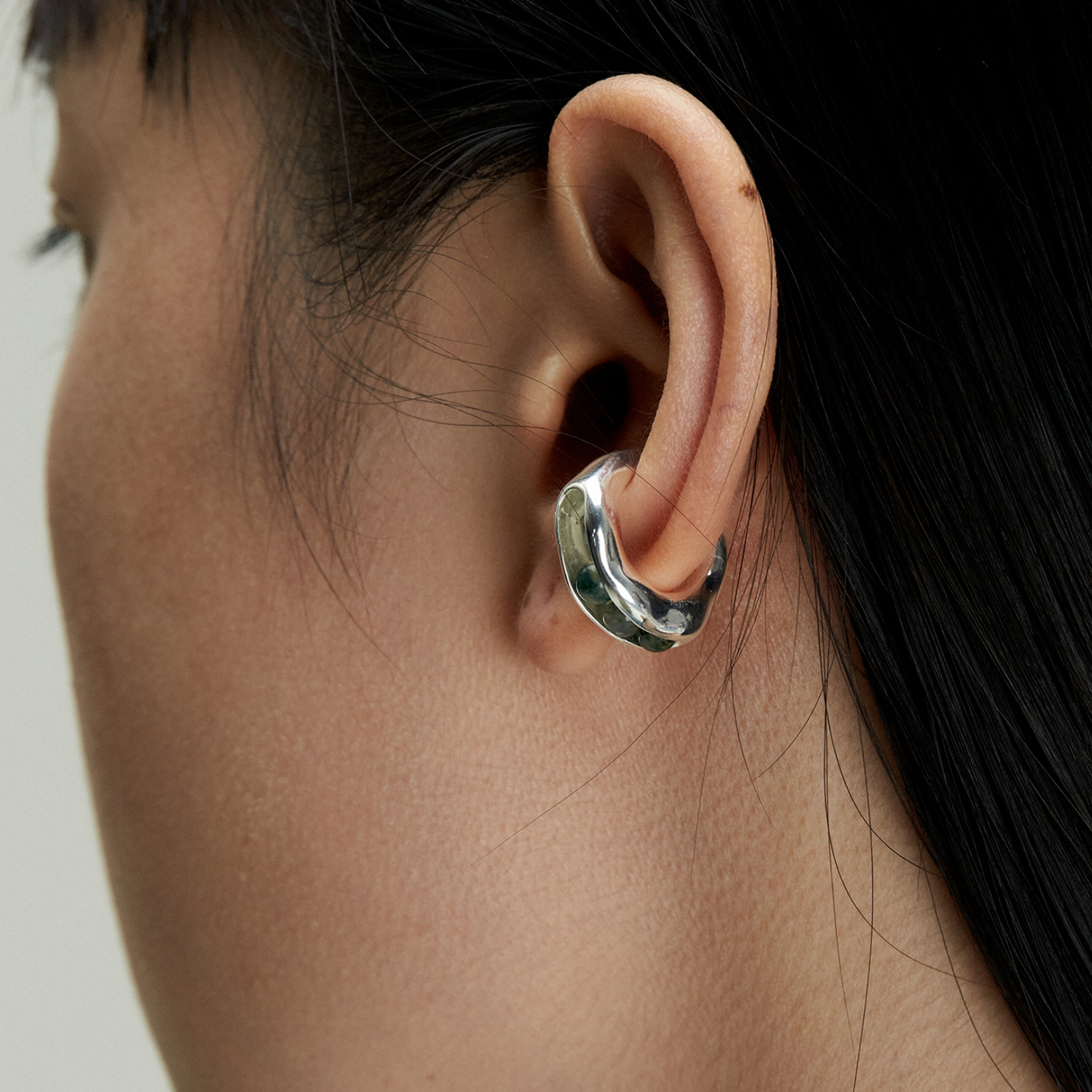 JADE RIVER EAR CUFF