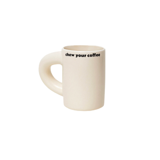 MACARONI MUG - CHEW YOUR COFFEE